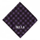 Search for purple dog bandanas Plaid