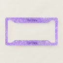 Search for purple license plate frames Stylish