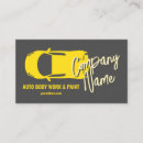 Search for auto body business cards Paint shop