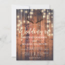 Search for string lights wedding invitations Rustic