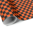 Search for orange and black wrapping paper Checkered