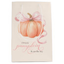 Search for pumpkin gift bags Little pumpkin baby shower