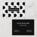Search for half white half black business cards Geometric