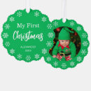 Search for green card ornaments Script