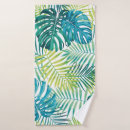 Search for palm leaf bath towels Rainforest