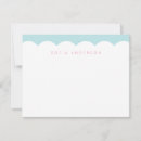 Search for scalloped note cards Modern