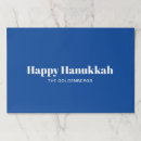 Search for hanukkah placemats Blue