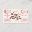 Search for 1950s business cards Mid century modern