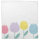 Search for cloth easter napkins Tulips