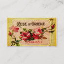 Search for perfume business cards Floral