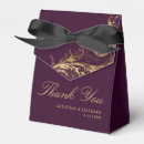 Search for purple and gold favor boxes Floral