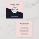 Search for two tone business cards Logo