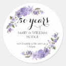 Search for 50th anniversary wedding stickers Floral