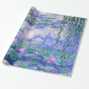 Search for monet wrapping paper Water lily pond
