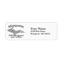 Search for michigan return address labels Map