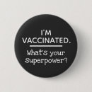 Search for vaccine buttons Black and white