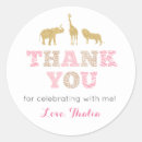 Search for safari thank you stickers Pink