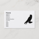 Search for wildlife business cards Silhouette