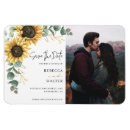 Search for sunflower save the date magnets Floral
