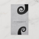 Search for spiral business cards Swirls
