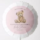 Search for teddy bear balloons Girl baby shower