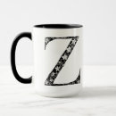 Search for letter z mugs Typography