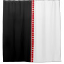 Search for black white and red shower curtains Modern