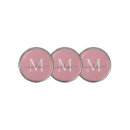 Search for pink golf ball markers Girly