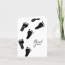 Search for baby footprint cards Modern