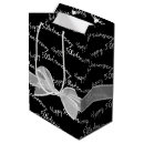 Search for 50th anniversary gift bags Black