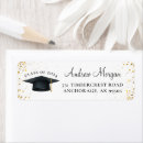 Search for graduation return address labels Grad party