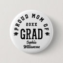 Search for high school senior buttons Black and white