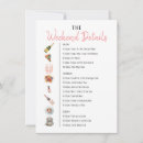 Search for flamingo bachelorette party invitations Itinerary