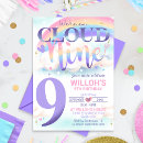 Search for rainbow clouds invitations Girl