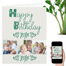 Search for green birthday cards For her