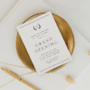 Search for corporate grand opening invitations Typography