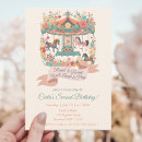 Search for carousel party invitations Whimsical