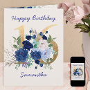 Search for blue rose birthday cards For her