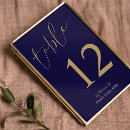 Search for gold foil table cards Modern