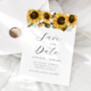 Search for sunflower wedding save the dates Garden