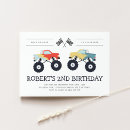 Search for monster birthday invitations modern