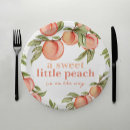 Search for peach plates Peach baby shower