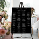 Search for table list wedding seating charts Black and white
