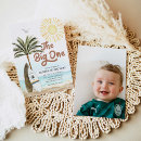 Search for beach 1st birthday invitations Gender neutral