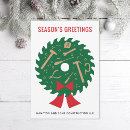 Search for construction holiday cards tools
