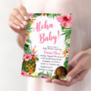 Search for luau baby girl shower invitations Pineapple