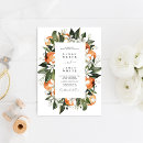 Search for citrus wedding invitations Garden