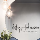 Search for wedding wall decals Modern script