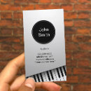Search for pianist business cards Musician