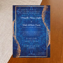 Search for navy and rose gold wedding invitations Traditional